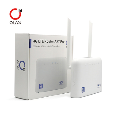 راوتر OLAX AX7 PRO 300Mbps CPE Wifi 4 منافذ LAN 4g مع فتحة SIM وهوائي خارجي