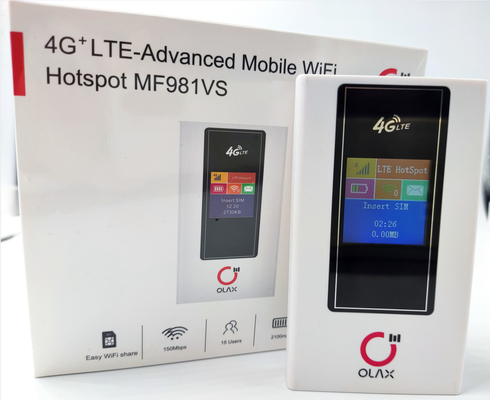 Olax MF981VS راوتر واي فاي لاسلكي 4G LTE Wifi Modem مع فتحة بطاقة Sim 150Mbps