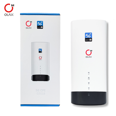 Olax G5018 مودم CPE جديد 5G WiFi6 مودم لاسلكي راوتر 5G مع فتحة بطاقة SIM