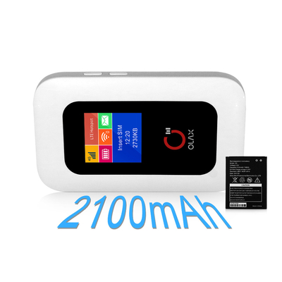 الموجهات اللاسلكية 802.11b / G / N Pocket Hotspot 4G مع شاشة OLAX MF980L ROHS